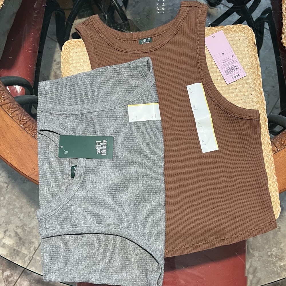 Wild Fabel Crop Tank NWT (2 tanks)